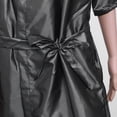 thumbnail image 2 of Grey Salon Client Gown Robe Cape Smock Water Repellent Anti Static One Size Fits Most, 2 of 8