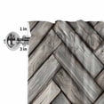 thumbnail image 3 of Window Valance for Kitchen,Nautical Dark Blue Navy Anchor Rod Pocket Curtain Valances Short Curtains Drapes Panel,Retro Wooden Board Window Treatment Topper for Living Room Bathroom Bedroom Home, 3 of 9