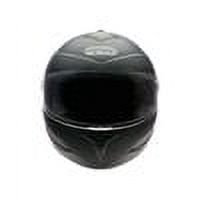 MMG Adult Full Face Helmet DOT – Matte Black X-LARGE (with Spare Shield) Model 26