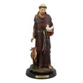 thumbnail image 3 of Ebros Saint Francis of Assisi with Dove and Deer Statue and Brass Plate 12.25" H, 3 of 8