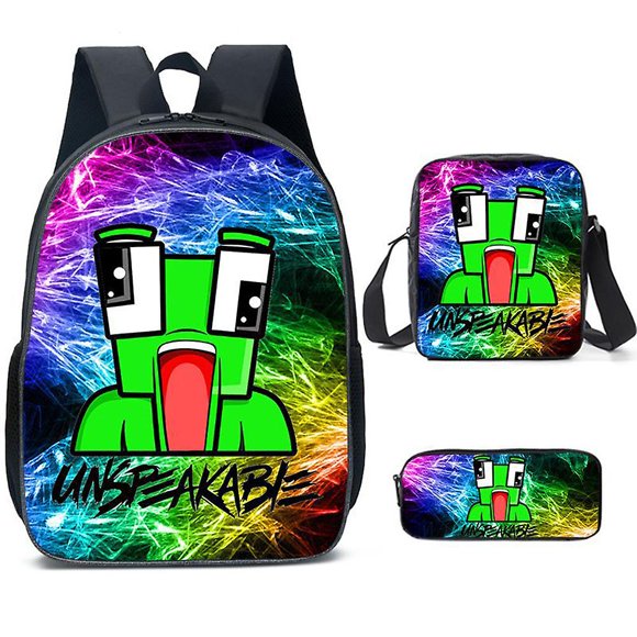 Unspeakable Print Kids Cartoon Rucksack Backpack Shoulder Bag Students School Bag Gift