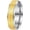 silver gold, variant on Men's Women's Jewelry Two-Tone 6MM Stainless Steel Frosted Minimalist Retro Exquisite Birthday Wedding Rings