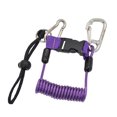 thumbnail image 1 of Cordón para cámara de buceo accesorios deportivos de acero inoxidable color morado, 1 of 7