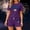 Purple, variant on MAIHAN Theme Park Outfits for Women Women Spring Outfits Shirt and Short Outfit Women 2 Piece Outfits Sets Casual Cotton Outfits Sets