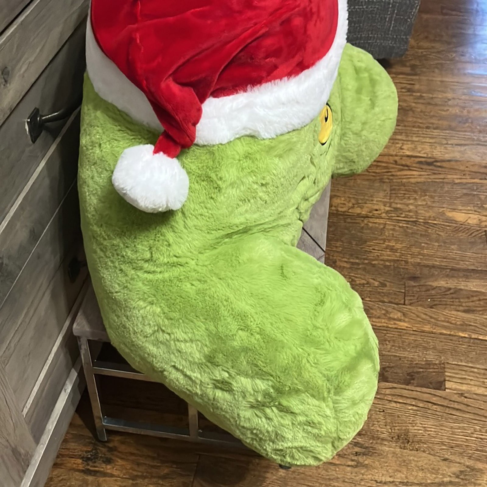 Grinch Christmas Decorations The Grinch Christmas Plush Green Pillow Pillow Creative Gift Home Holiday Atmosphere Pillow Decoration