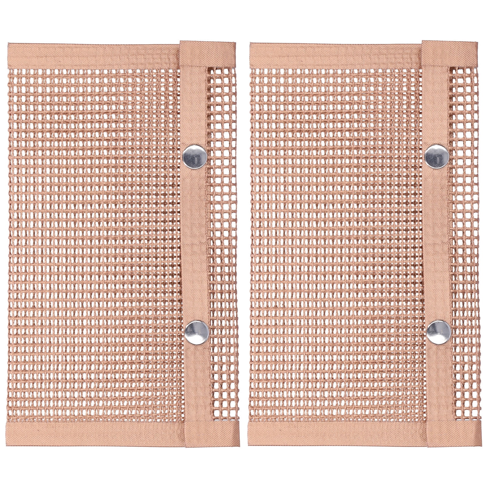 2 Pcs Sac en Maille pour Barbecue Résistant aux Hautes Températures pour Cuisine 14x24CM