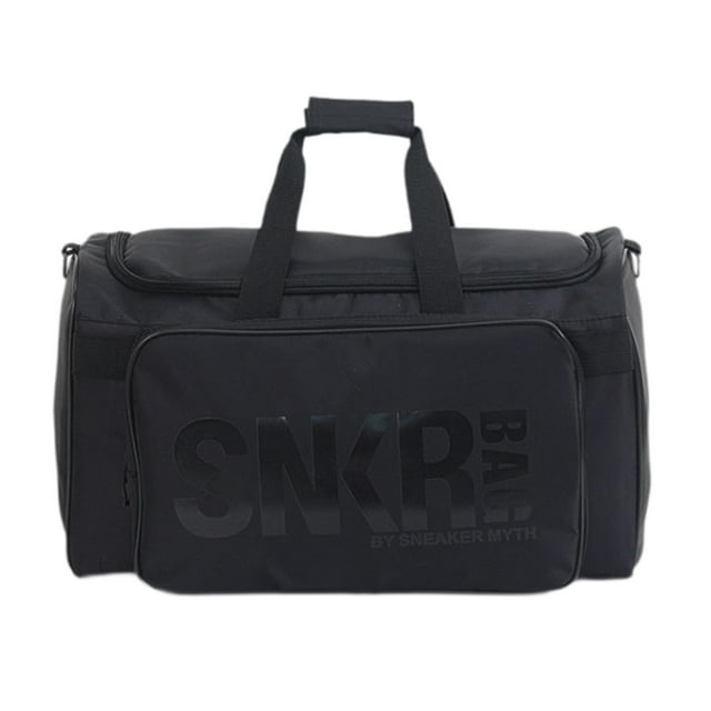 Bolsa de viaje tipo bandolera, bolso de mano, bolso de mano, bolso de equipaje para hombre, tela Oxford, multiusos. Letras negras