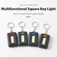 thumbnail image 3 of Mini llavero portátil COB LED, linterna, llavero, lámpara de luz con mosquetón para Camping, senderismo y pesca, 1 piezas, 3 of 4