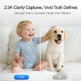 thumbnail image 6 of CINMOORE 2.5K Pet/Dog/Cat Camera with Phone App, No-Subscription Local Person/Pet/Cry Detection, 4MP Security Camera Indoor, PTZ WiFi Cameras for Home Security, Color Night Vision, Full Duplex Audio, 6 of 11