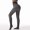Black, variant on Women's High-Waisted Shaping Footed Tights, Nylon, 2 Pairs