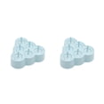 thumbnail image 1 of Inteprter Sirva cubitos de hielo con formas hermosas con un elegante molde de hielo como regalo en Navidad o cumpleaños Moldes para cubitos de Triángulo azul 2Conjunto, 1 of 6