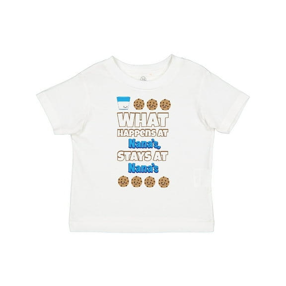 Inktastic What Happens at Nana's Boys or Girls Toddler T-Shirt