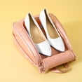 thumbnail image 4 of Fiudx Bolsa de Zapatos Portátil, Organizador Multifuncional Impermeable, Elegante Solución de Almacenamiento para Viajes, Diseño Compacto para Playa o Viajes, Gran Regalo para Familiares o Amigos, Li, 4 of 6