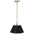 thumbnail image 2 of 60/7411 Nuvo Lighting Dover - 1 Light Medium Pendant In Mid-Century Modern Style-10 Inches Tall and 13.75 Inches Wide-Black/Vintage Brass Finish, 2 of 5