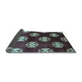 thumbnail image 2 of Ahgly Company Indoor Square Oriental Light Blue Industrial Area Rugs, 4' Square, 2 of 4