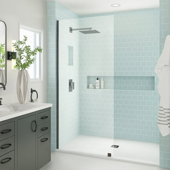 Aston SDR996EZ-ORB-3480 Elyse Xl 80" High X 34" Wide Frameless Shower Panel - Bronze