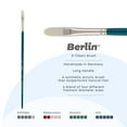 thumbnail image 2 of Creative Mark Berlin Synthetic Long Handle Artist Brush - Filbert # 8 - Handmade in Germany Art Paint Brush w/ Synthetic Filament for Acrylics, Oils, Alkyds - Art Brush w/ Sustainable Wood Handle, 2 of 7