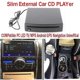thumbnail image 5 of Slim External Car Cd Player Compatible with Pc Led Tv/mp5 Android Gps Navigation Universal Usb Power, 5 of 5