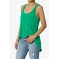 thumbnail image 3 of Women's Tank Tops Scoop Neck Loose Fit Summer Casual Round Hem Sleeveless Tee, 3 of 7