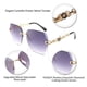 thumbnail image 3 of Gafas de Sol FEISEDY Clásicas Sin Montura B2567 con Armazón Metálico para Mujer, 3 of 8