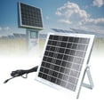 thumbnail image 5 of 12V 0.66A Solar Panel With 15.60ft Output Cable and DC5.2x2.1mm Plug for Ventilation Fan Security Cameras PowerBanks, 5 of 8