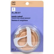 Almay Nearly Naked Touch Pad Makeup, 240 Beige, 0.5 Fl. Oz.