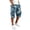 Light Blue, variant on OIOLOYJM Camo Cargo Shorts for Men Drawstring Elastic Waist Relaxed Fit Casual Outdoor Gym Shorts Fashion Running Sweat Shorts with Multi Pockets Blue L