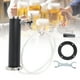 thumbnail image 5 of Torre De Cerveza De Barril De Un Grifo, Kit Dispensador De 3 Pulgadas Con Diseño Circular De Acero Inoxidable, Con Resorte De Grifo De Cierre Automático, Para Fiestas,, 5 of 7