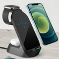 thumbnail image 4 of XGFHYJEH Charging Station, Wireless Charging Station, Charging Station for Multiple Devices, Wireless Charging, 15W 4 in 1 Charging Station, Wireless Charge, for Android, Iphone, Apple, Samsung, Ipad, 4 of 7