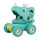 thumbnail image 3 of Coche de dinosaurio inercial Zulema Triceratops verde, 3 of 5