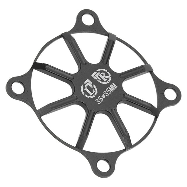 Heat Dissipation Fan Cover, Cooling Fan Cover Easy To Install Aluminum Alloy CNC Machining For Remote Control Model Car Black