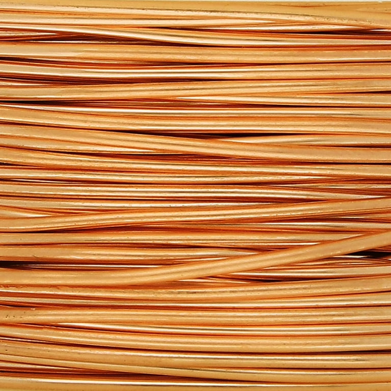 Wire Elements, Tarnish Resistant Antique Copper Wire, 18 Gauge 10 Yards  (9.14 Meters) 