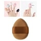 thumbnail image 5 of Esponja de maquillaje con punta de dedo, herramienta cosmética lavable de doble uso con correa, gota de agua Marrón, 5 of 9