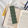 thumbnail image 4 of Kdxio Avocado in Space Print Metal Tassel Bookmarks,Perfect Gift for Art Lovers and Bookworms Metal Bookmarks for Women, 4 of 8