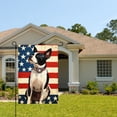 thumbnail image 2 of Amhnf Boston Terrier American Flag Garden Flag For Home Outdoor Garden Yard Decor 12x18 inch, 2 of 5