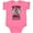 Hot Pink, variant on Inktastic My Hero is Now My Angel Brain Cancer Awareness Boys or Girls Baby Bodysuit