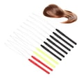 thumbnail image 1 of Enhebrador De Aguja Para Extensión De Cabello, Enhebrador De Aguja De Bucle De Aguja De Metal, Diseño Antideslizante De 10 Piezas Para Cabello, 1 of 7