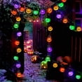 thumbnail image 5 of Halloween Pumpkin String Lights 10 LED 5FT Battery Operated,Indoor Outdoor Fairy Lights for Porch Garden Fall Decor, 5 of 6