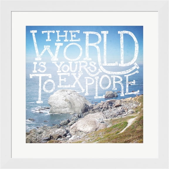 Coastal Adventures IV by Laura Marshall, Framed Wall Art, 19.75W x 19.75H