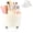 White, variant on SAYEEC 6-Slot Rotating Desk Organizer, Multi-Use Pen Cup & Makeup Brush Holder for Office & Vanity, Dark Green