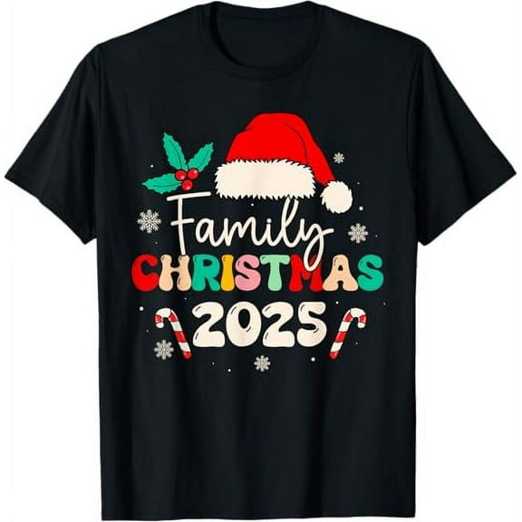 Family Matching Costume Family Christmas 2025 Xmas Pajamas T-Shirt