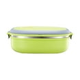 thumbnail image 1 of Boîte à Lunch en Acier Inoxydable pour Étudiants, Bento Rectangulaire à Double Isolation avec Couche pour un Rangement et un Transport Efficaces des Repas, 1 of 8