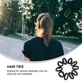 thumbnail image 3 of FUTUREORYY 10Ud Ligas Para Negro Estilo Ponytail Accesorios Reutilizables Y Resistentes, 3 of 8