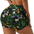 thumbnail image 2 of Naloa Chamomile Biker Shorts for Women Seamless Scrunch Short Women’s Yoga Shorts for Gym Running Sport Shorts - X-Large, 2 of 9