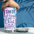 thumbnail image 5 of Christian Tumbler 20oz I Can Do All Things Christ Tumblers Cup Bible Verse Coffee Travel Mug Inspirational Religious Gifts for Women Gift for Birthday Christmas, 5 of 7