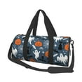 thumbnail image 1 of Fotbe Halloween Bolsa Deportiva de Lona Plegable con Estampado, Bolsa de Gimnasio con Bolsillo Seco/Húmedo, Bolsa de Viaje Ultraligera de Gran Capacidad, 1 of 6