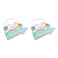 thumbnail image 3 of Matsuzay 1 Juego de decoraciones de Pascua, suministros para festivales, letrero de contrachapada para exteriores, perchas decorativas para puerta JM00288 2piezas Matsuzay CBP220958, 3 of 6