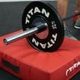 thumbnail image 3 of Titan Fitness 6 lbs Silencer Drop Pads, Noise-Reducing, Red, Foam, Barbell Pads, 3 of 6