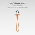 thumbnail image 3 of Gancho de cordón trenzado de cuerda de paraguas de 7 hilos para hombres/mujeres (triángulo naranja largo), 3 of 6