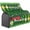 Green-2, variant on Mailbox Cover, Red Merry Christmas Mailbox Covers Magnetic Mail Wraps Post Garden Decorations 21x18 in